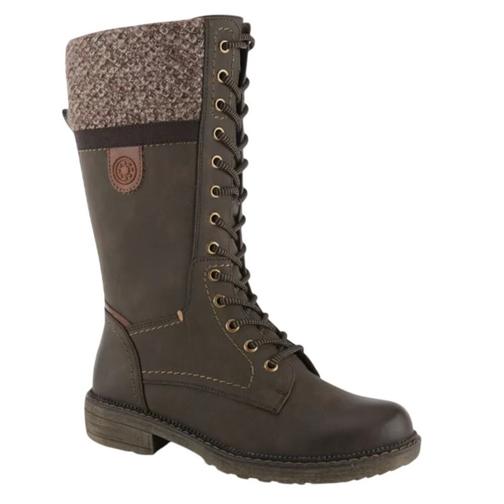 Spring Step Womens Yosemite Mid Calf Boot EU 39 US 8.5 Brown Water Resistant NIB
